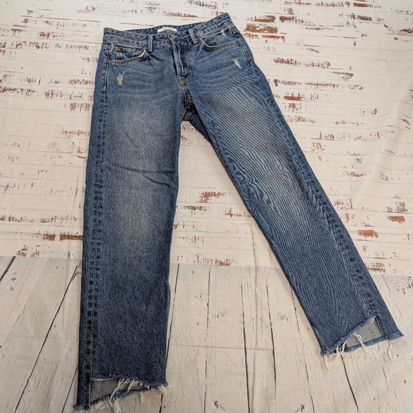 GRLFRND Denim - Grlfrnd Helena Distressed Jeans